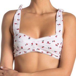 NWT Free People Britt Cherry Bralette - M